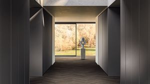 Schrank Itaca 01, Kleiderschrank in modernem Design mit Waben-Fl�gelt�ren