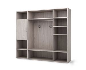 Art. 31015 Offene Garderobenkomposition, Offene Garderobenkomposition f�r Hotelzimmer, Residenzen und G�stebereiche