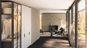 Schrank Milo 01, Kleiderschrank mit modernem, modularem Design