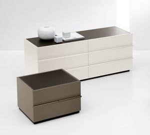 AKI chest of drawers, Moderne Kommode im minimalistischen Stil, für Schlafzimmer