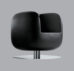 BIG JIM, Moderne Sessel in Einzelschale, in Polyethylen auf Stahlbasis
