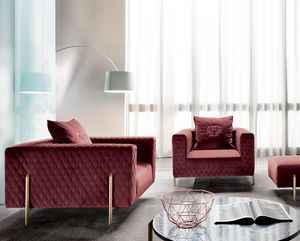Brera Plus Sessel, Sessel mit eleganten Details
