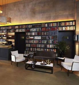 Nobilis poltrona lounge c/bra plxl, Sessel mit groen Sitz, fr Lounge-Bereich