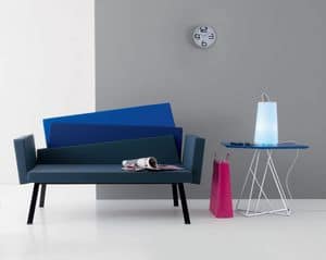 Karina Sof 645, Moderne Sofa, Rcken mit 3 Farben, fr Wartezimmer