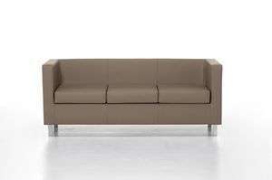 Kubo 02 03, Sober gepolsterten Sofa für zentrale e Wartezimmer