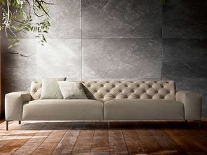 Boston capitonné, Bequemes Sofa, mit einem raffinierten Design