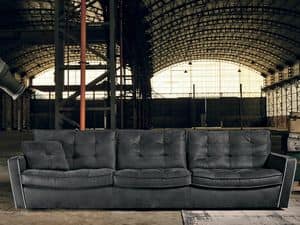 DIVA 1, 4-Sitzer-Sofa, gesteppt