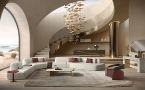 Dune Sofa, Modulare Sofa, weiche Kurven und ausgewogene Volumina