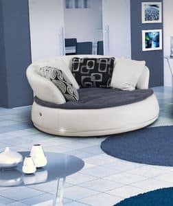 Espace, Sofa mit einer runden Form, verschiedene Gren