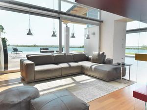Focus, Modernes Sofa mit verstellbarer Rckenlehne