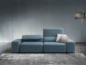 Gog, Sofa mit komplett abnehmbaren Polster, mit einem modernen Design