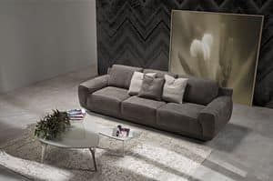 King, Sofa mit inneren Struktur in Tanne Sperrholz