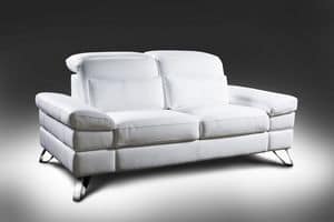 Miami, Design Sofa 2 Pltze, elektrische Neigemechanismus