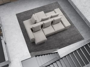 Tetris, Sofa mit strengem Design