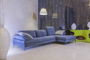 Wing, Stoffsofa mit Chaiselongue