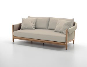 COZY D, Outdoor-Sofa aus Teakholz