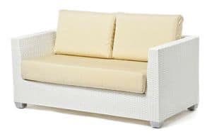 Giada Sofa 2p, Sofa aus Kunststoff, fr Badegebiete handgewebt