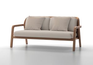 NARA D, Outdoor-Sofa aus Teakholz