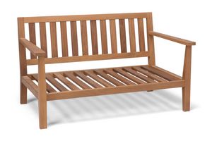 Sofa OF, Outdoor-Sofa aus Irokoholz