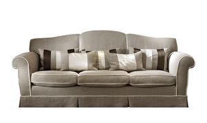 Achille, Klassisches Sofa mit abnehmbarer Polsterung