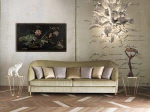 Art. CA913, Elegantes Sofa mit Samtpolsterung