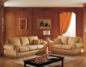 Barbara divano, Sofa mit klassischem Design, anpassbar