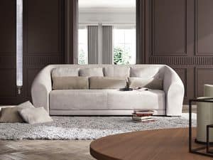 Bilbao Sofa, Sofa in der zeitgenössischen klassischen Stil, gekrümmte Form