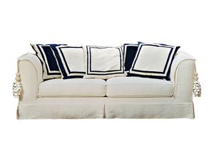 Blucina, Klassisches Sofa mit abnehmbarer Polsterung
