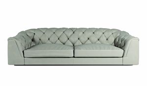 Botero Sofa, Klassisches Sofa mit Capitonn Rckenlehne