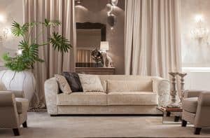 Boulevard, Sofa fr das Wohnzimmer, mit komplett abnehmbaren Deckel
