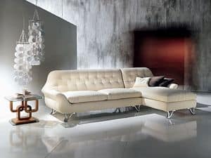 DI11 Cherubino Sofa, Corner Sofas mit Halbinsel, mit Polyurethanpolsterung