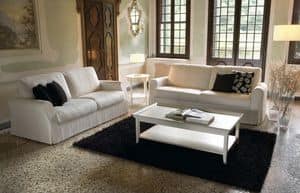 Elite, Holz-Sofa, mit elastischen Bndern