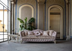 Lorenza Sofa, Getuftetes Sofa im klassischen Stil