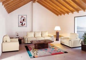 Polygon sofa, Gepolstertes Sofa fr Wartezimmer oder zu Hause verwenden im klassischen zeitgenssischen Stil
