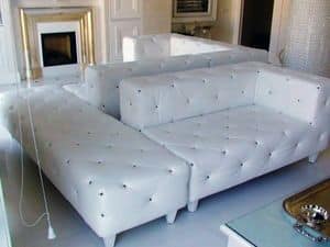 Sofa Equipe, Komposition mit Sofa und Sessel, zur Verf�gung Sofa-Bett