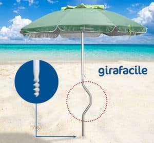 Patentierter Sonnenschirm Girafacile  GF20ALUV, Sonnenschirm mit Bohrer fr verschrauben