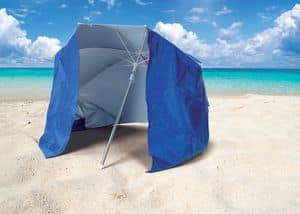 Strand Sonnenschirm Piuma  PI160UVA, Sonnenschirm mit Zelt UVA- und UVB- Schutz fr Strand geeignet