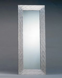 Art. 20303, Rechteckiger Spiegel mit silbernem Rahmen