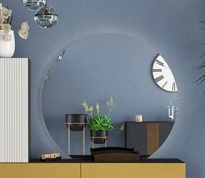 Round, Halbkreisf�rmiger Spiegel