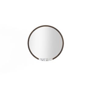 Spiegel Coco 050, Runder Spiegel mit Eichenrahmen