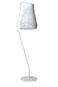 Atelier H6089S, Stehleuchte mit Stoff Lampenschirm, von Hand genht