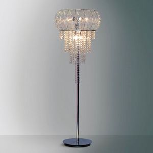 Cascata Sp366-022, Stehlampe mit Kristallanhängern