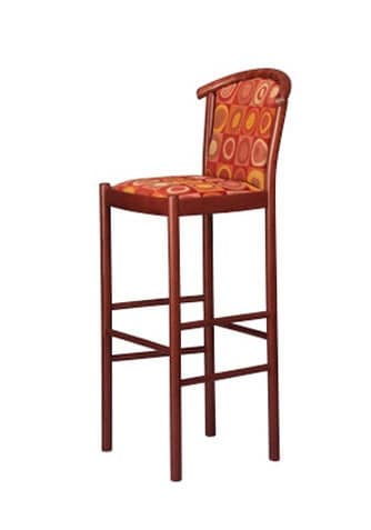 407 SG, Traditionelle Stuhl aus Buche, mit zurück, für Bars