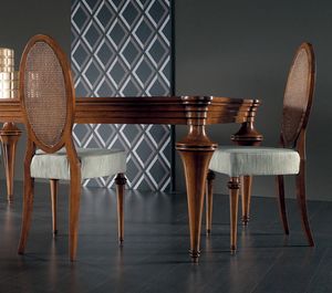 Etoile Art. ET042/P/NO, Stuhl mit ovaler R�ckenlehne aus Wiener Stroh