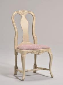 MALENE chair 8124S, Gustavian Stil Stuhl mit gepolstertem Sitz
