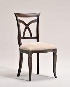 VICTORY chair 8092S, Klassischer Stuhl mit gepolstertem Sitz