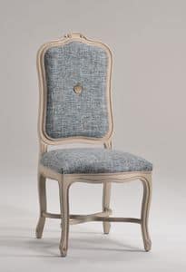 ELISABETH Stuhl 8492S, Stuhl mit Polster hoher Rckenlehne, klassischen Stil