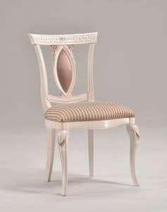 MICHY chair 8169S, Luxus-Stuhl aus Massivholz geschnitzt