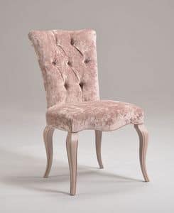 ROYAL Stuhl 8494S, Klassischer Stuhl in Buche, gepolstert, anpassbare