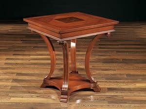 ALFRED Tisch 8451T, Buche Tisch mit geschnitzten Beinen, im klassischen Stil